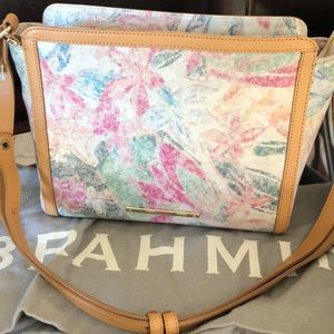 Brahmin Pastel Floral Crossbody Bag